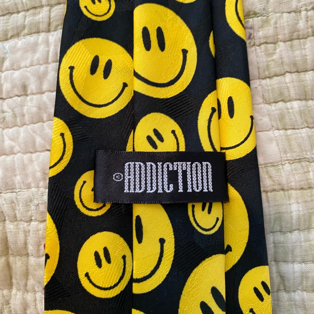 Men’s New Smiley Face Polyester New Tie